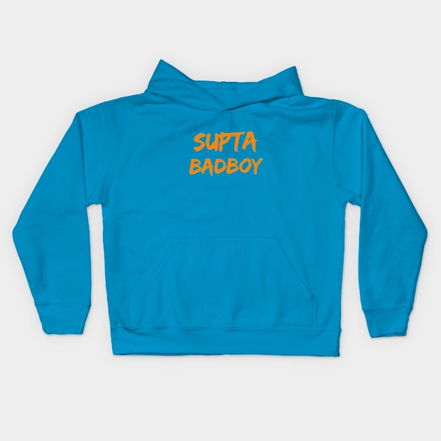 Supta Badboy, Yoga For Men, Yoga For Boys Kids Hoodie by Style Conscious